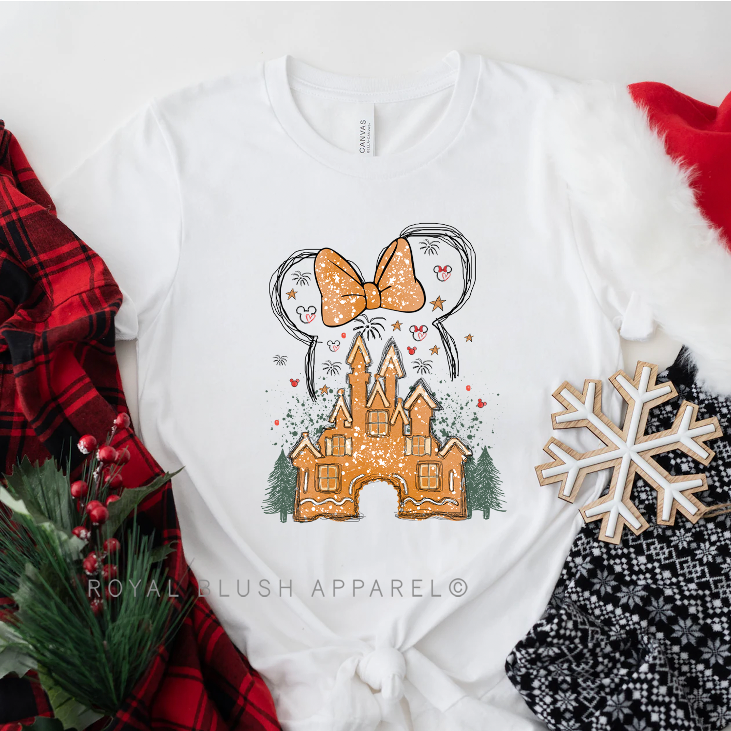 Magic Gingerbread House Relaxed Unisex T-shirt