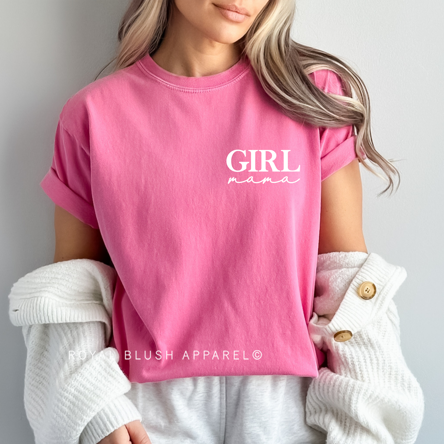 Girl Mama Relaxed Unisex T-shirt
