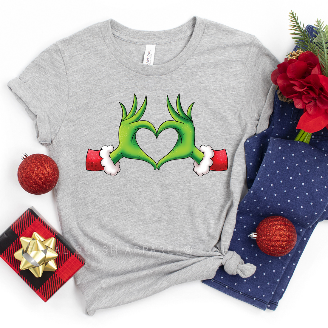 Grinch Heart Relaxed Unisex T-shirt