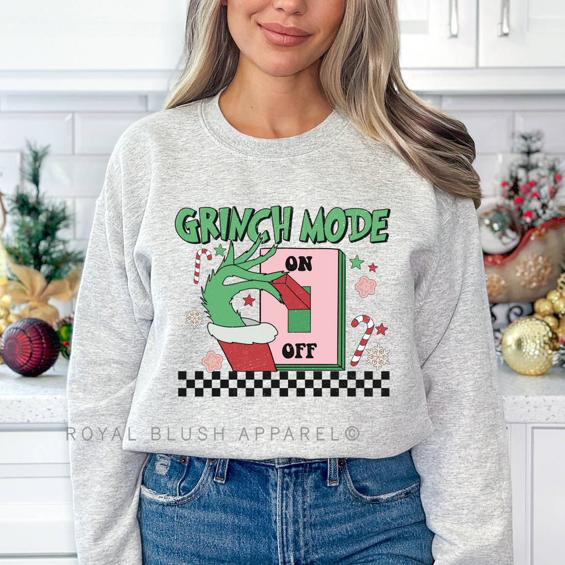 Grinch Mode On Sweatshirt