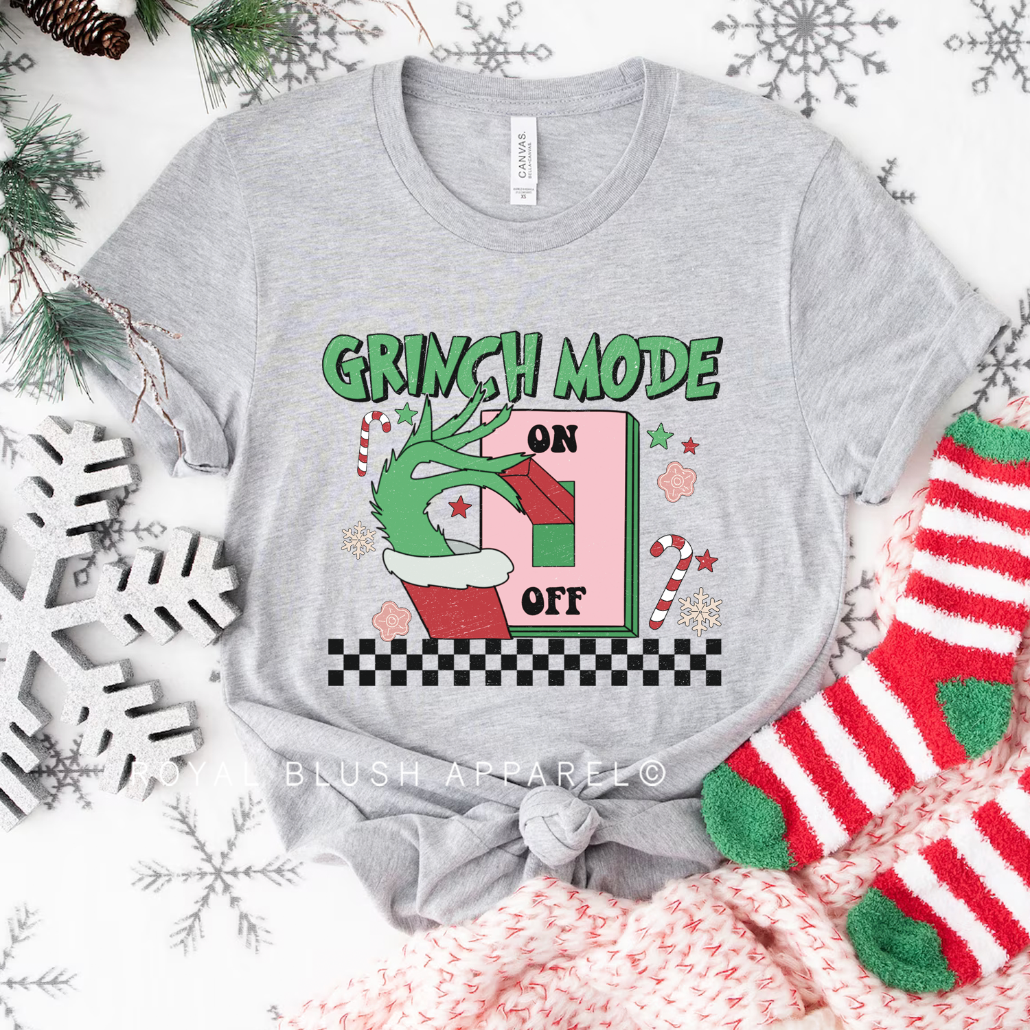 Grinch Mode ON Relaxed Unisex T-shirt