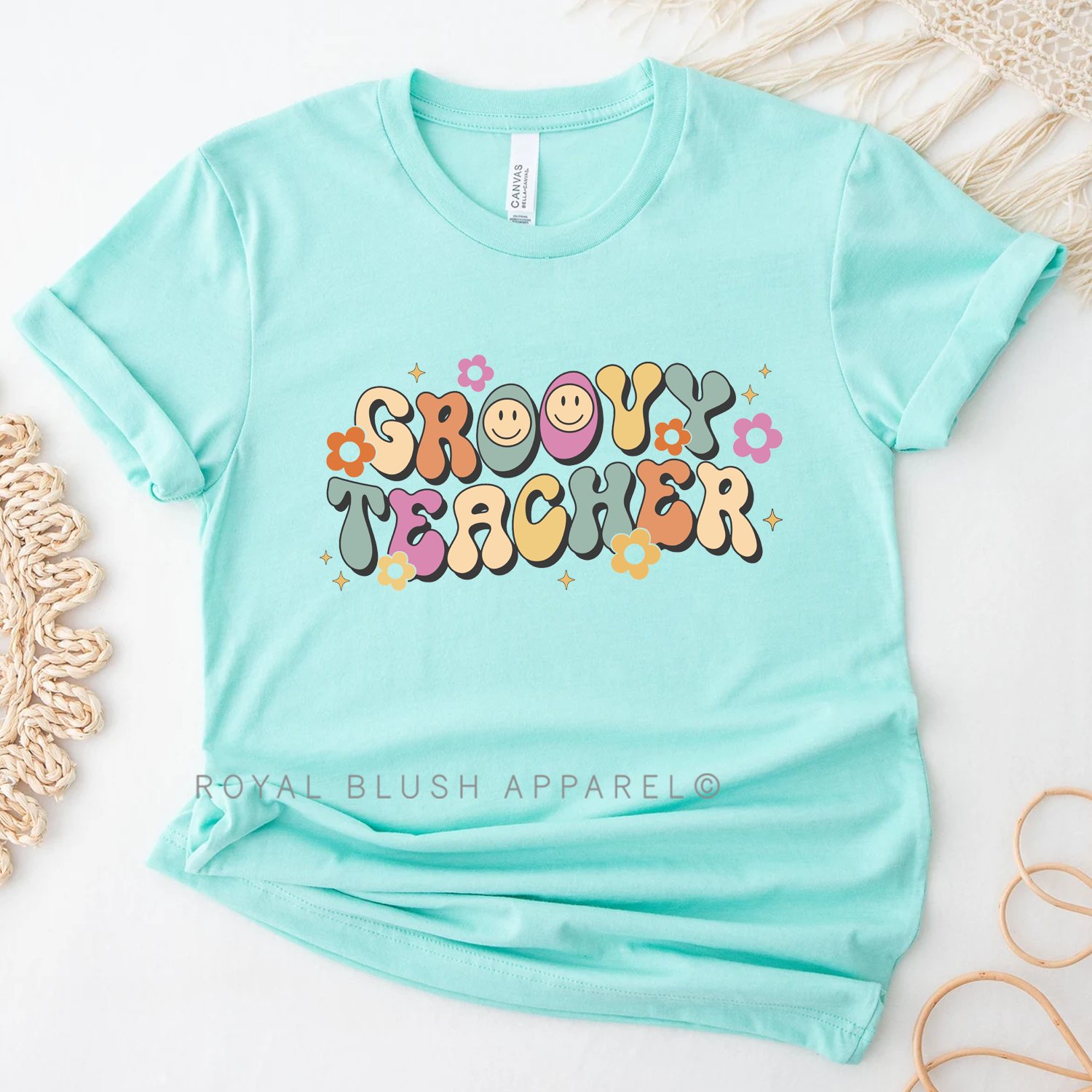 Groovy Teacher Relaxed Unisex T-shirt