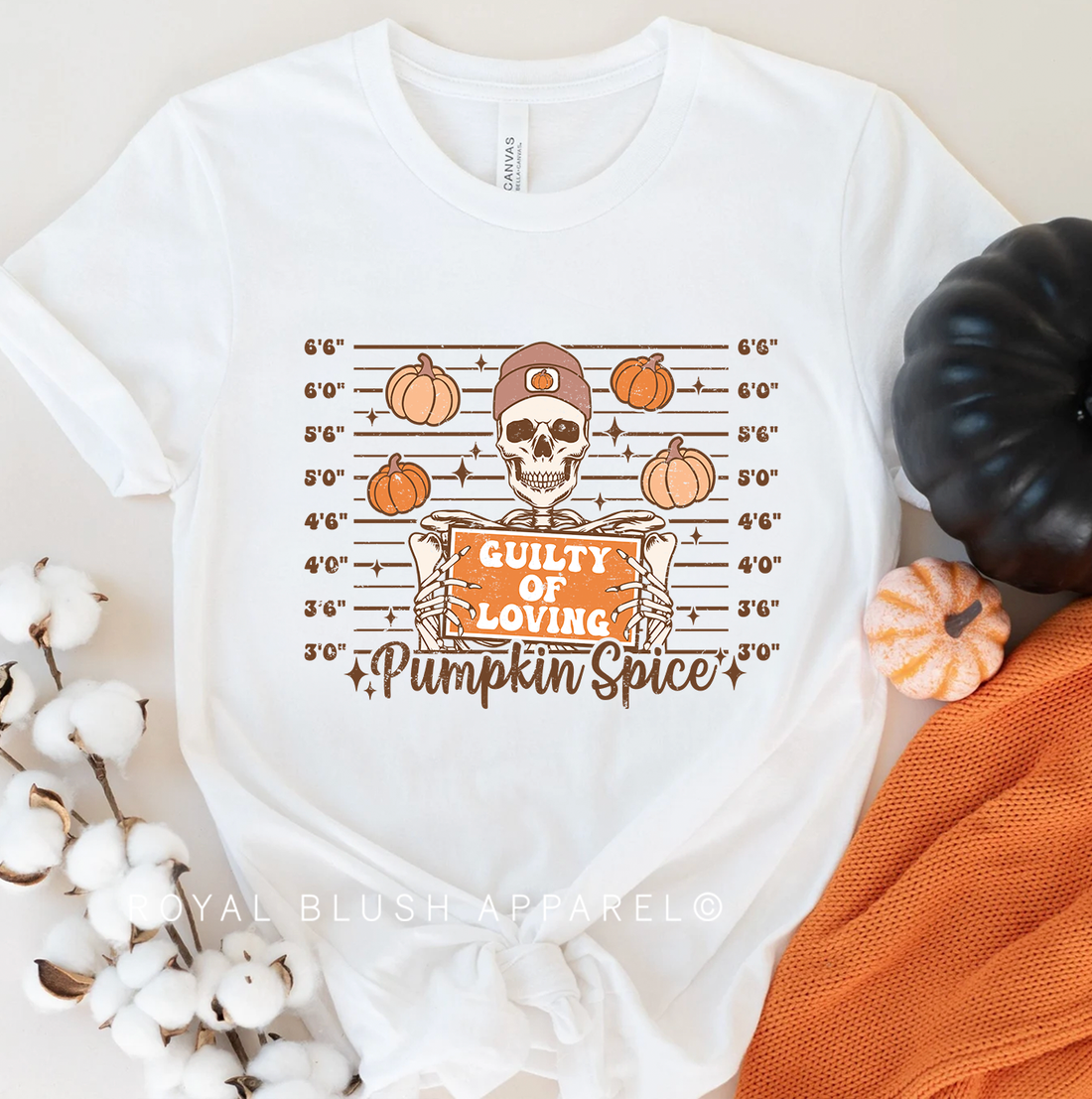 Guilty Of Loving Pumpkin Spice Relaxed Unisex T-shirt