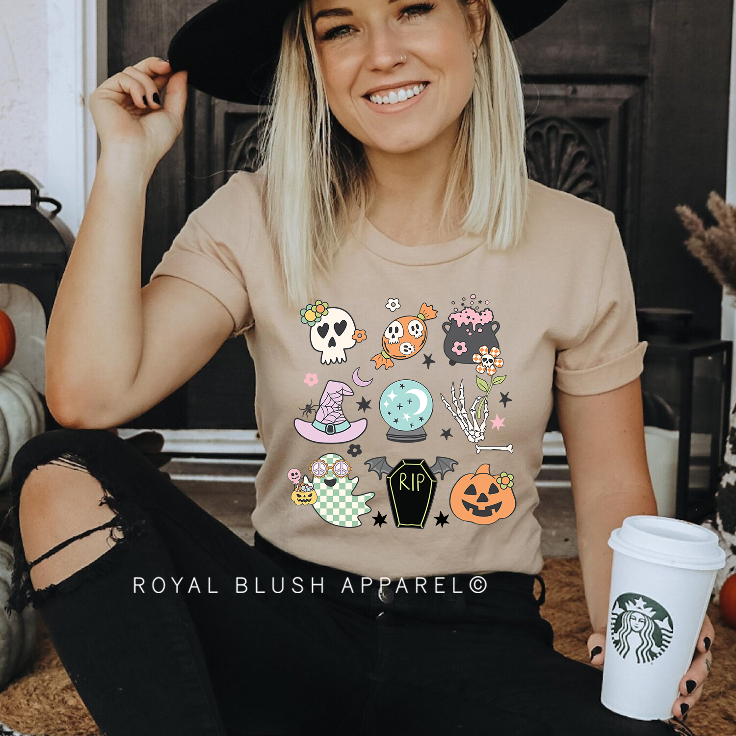Halloween Icons Relaxed Unisex T-shirt
