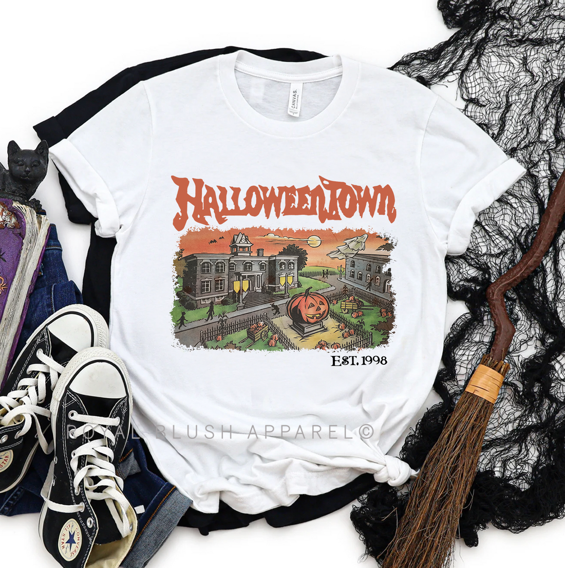 Halloweentown Est 1998 T-shirt unisexe décontracté