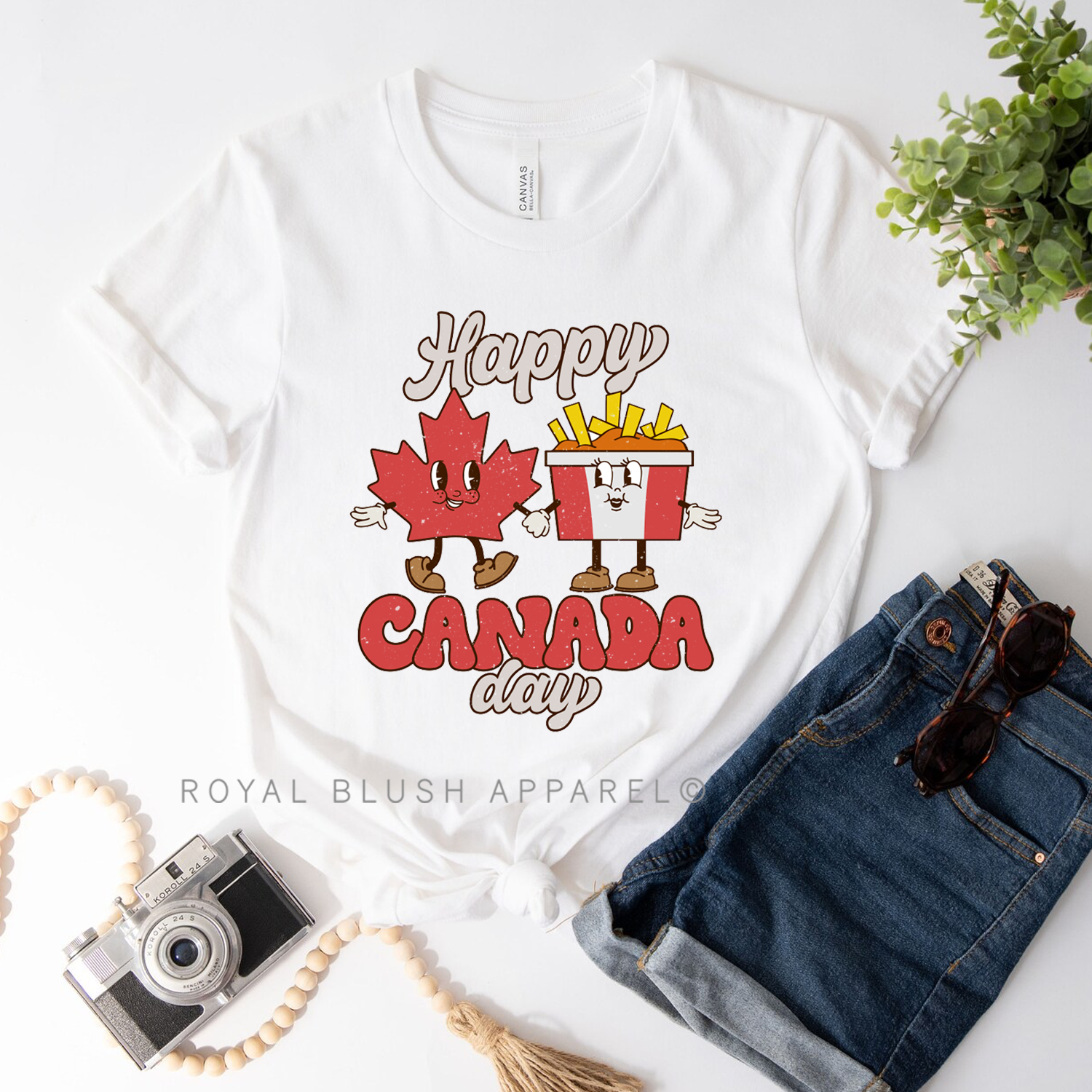 Happy Canada Day Relaxed Unisex T-shirt