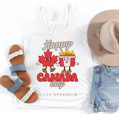 Bonne fête du Canada Ladies Flowy Tank