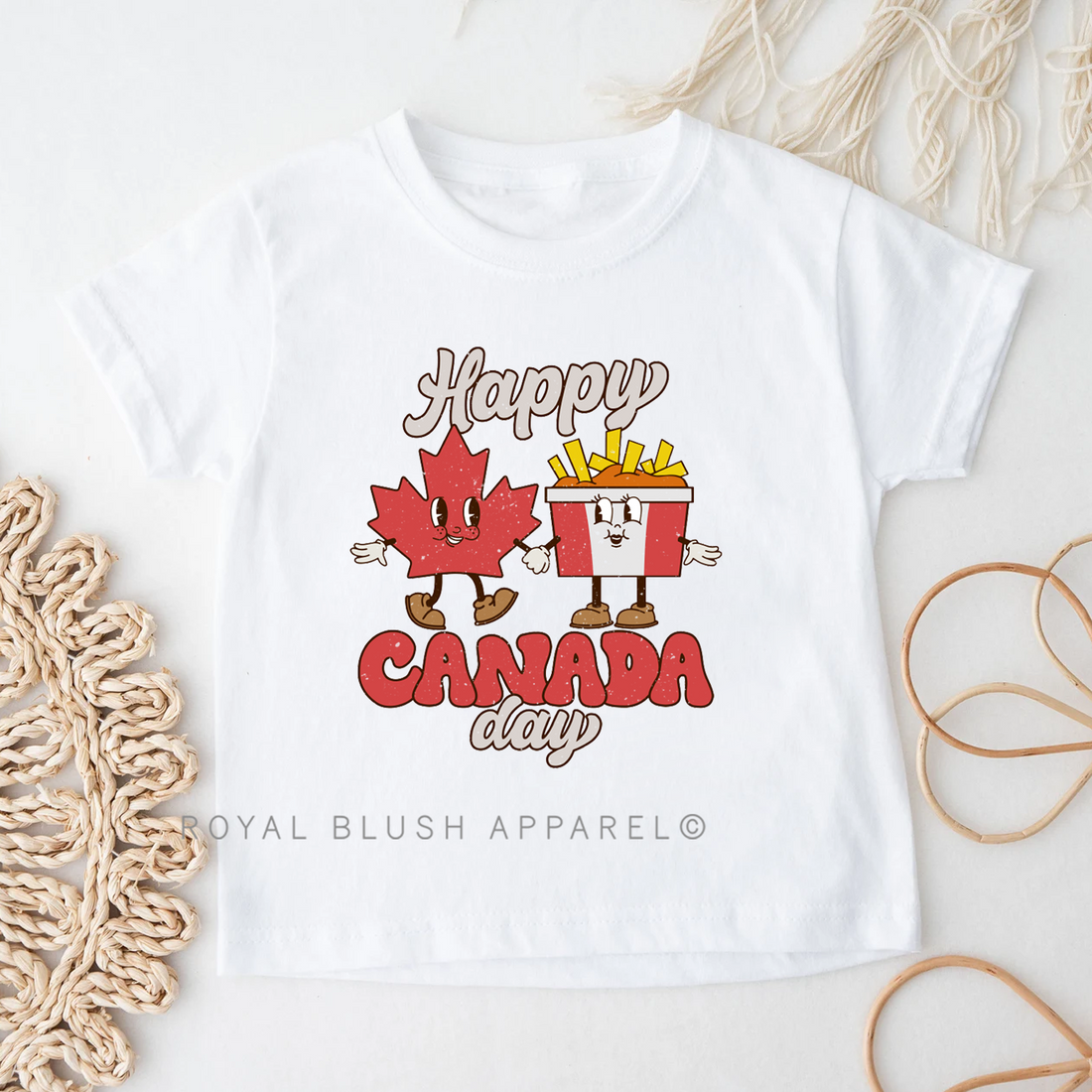 T-shirt de bonne fête du Canada pour les jeunes