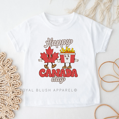 T-shirt de bonne fête du Canada pour les jeunes