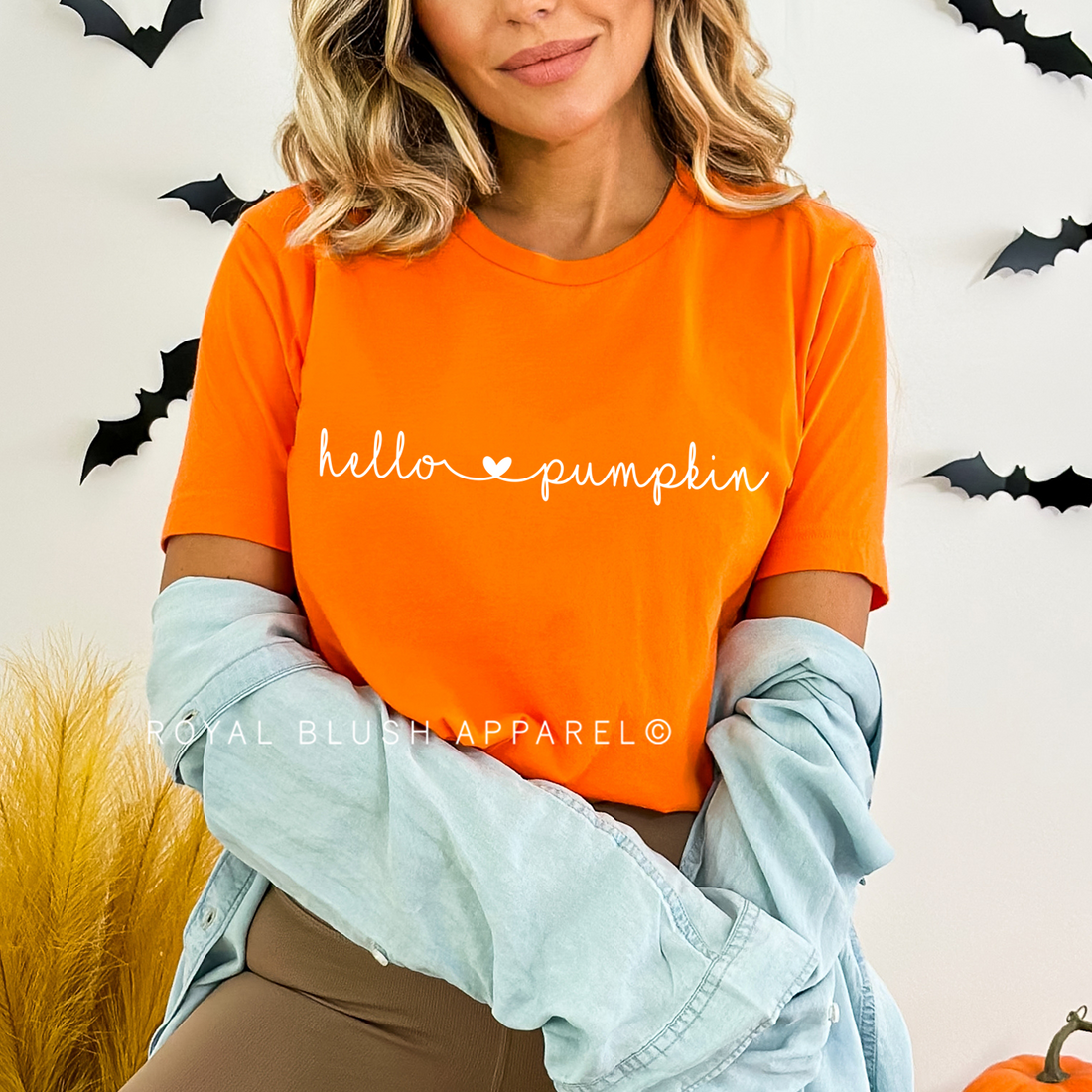 Hello♥Pumpkin Relaxed Unisex T-shirt