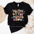 Helping Little Minds Grow teacher T-shirt