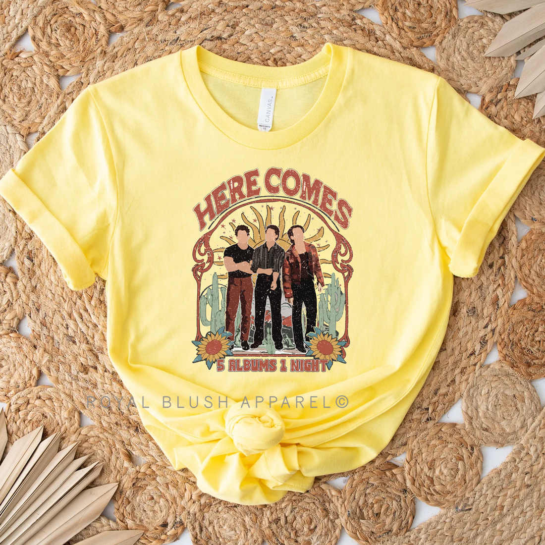 Here Comes 5 Albums 1 Night Relaxed Unisex T-shirt