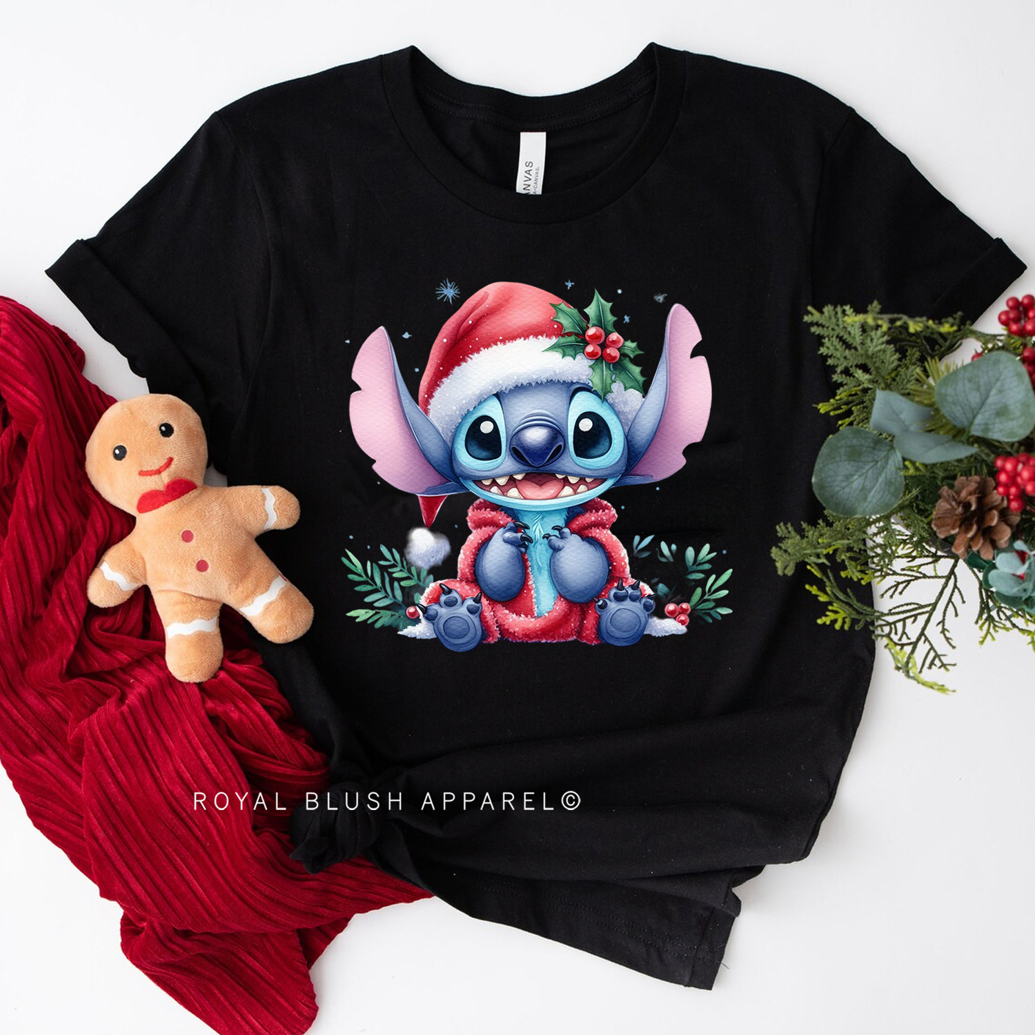 Holly Stitch Relaxed Unisex T-shirt