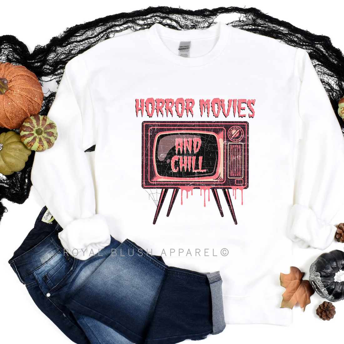 Films d’horreur et sweat-shirt Chill