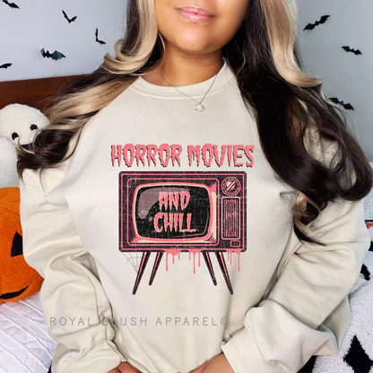 Horror Movies And Chill Sweatshirt