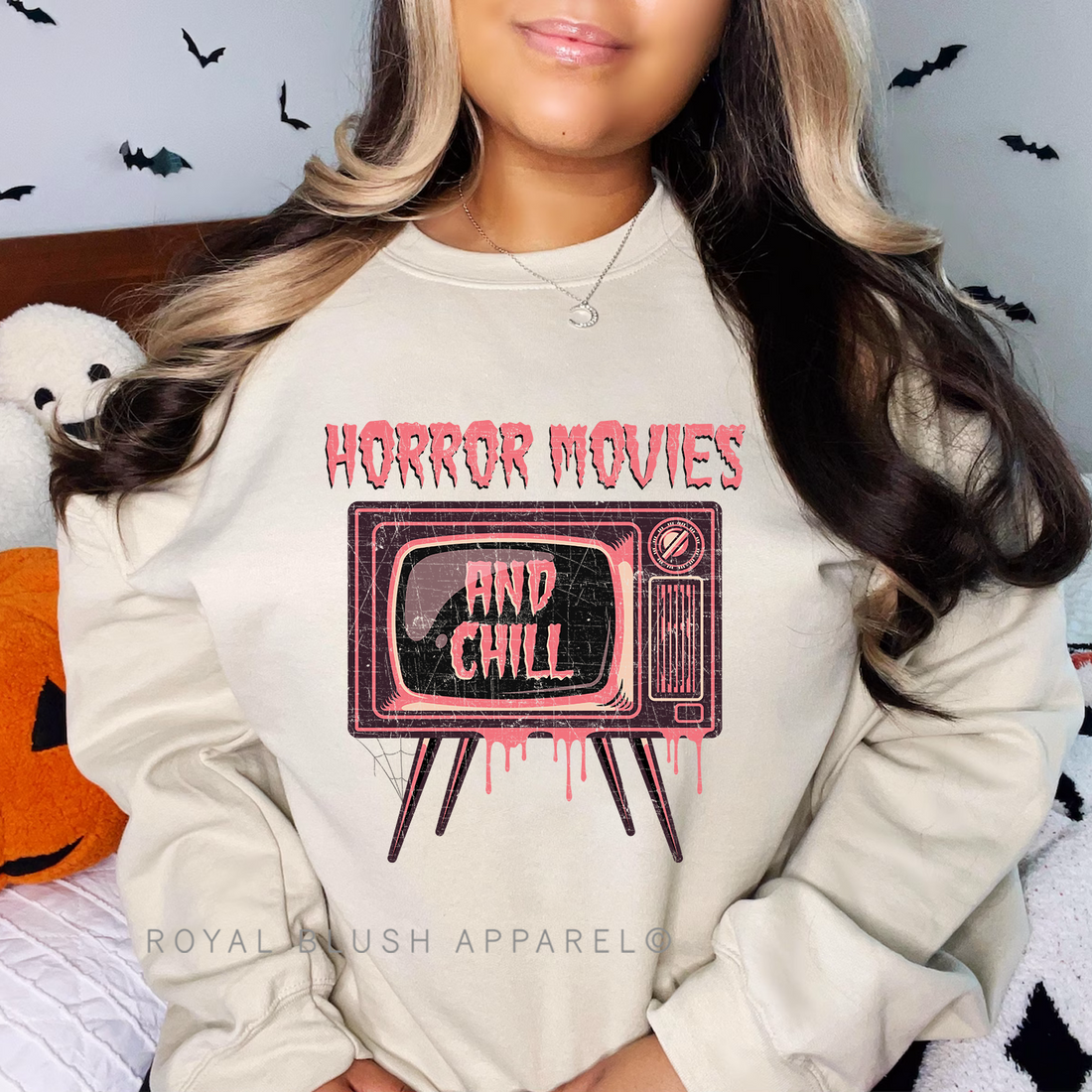 Films d’horreur et sweat-shirt Chill