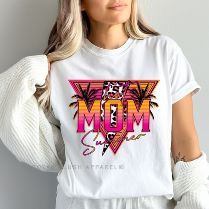 T-shirt unisexe décontracté Hot Mom Summer