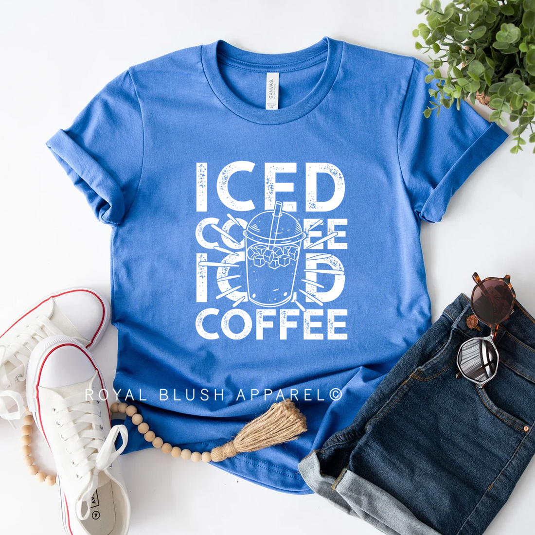 Iced Coffee Relaxed Unisex T-shirt
