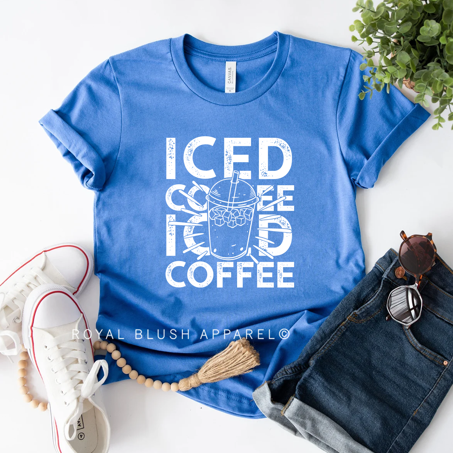 Iced Coffee Relaxed Unisex T-shirt