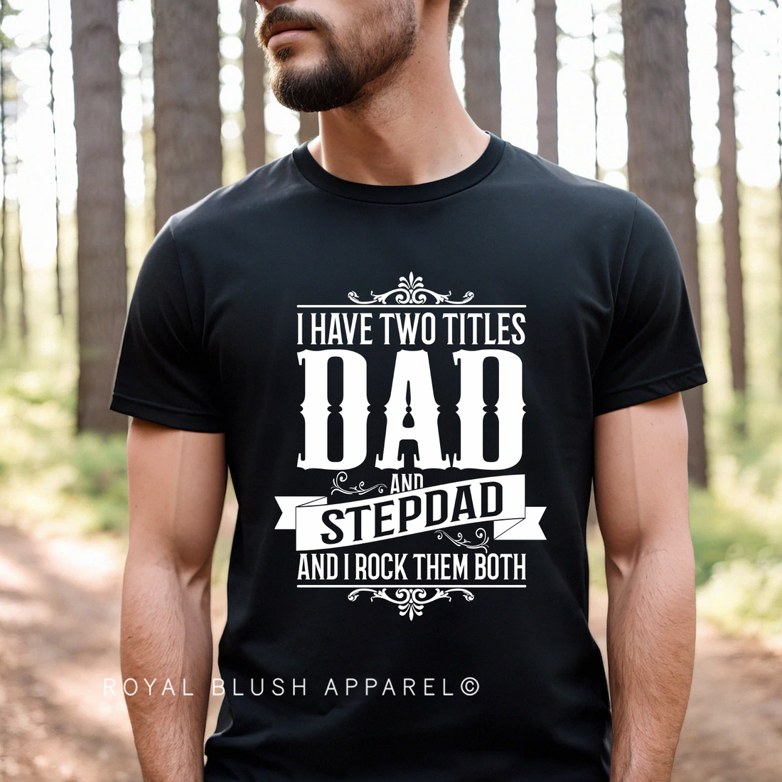 Papa &amp; Stepdad T-shirt unisexe décontracté