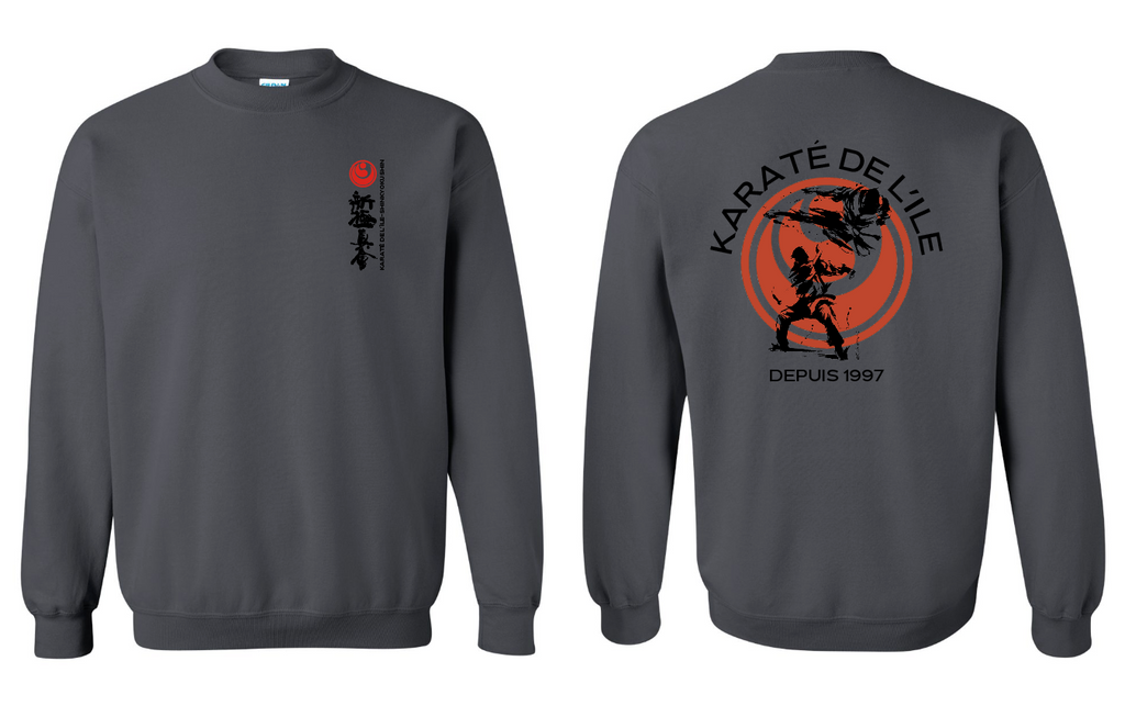 Karaté De L'île Adult Crewneck