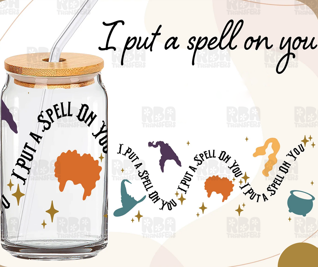 I Put A Spell On You Iced Coffee Glass
