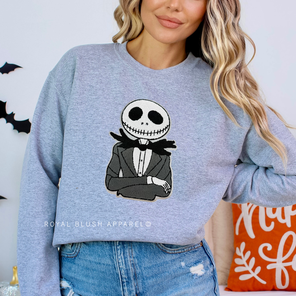 Jack Chenille Patch Sweatshirt mockup