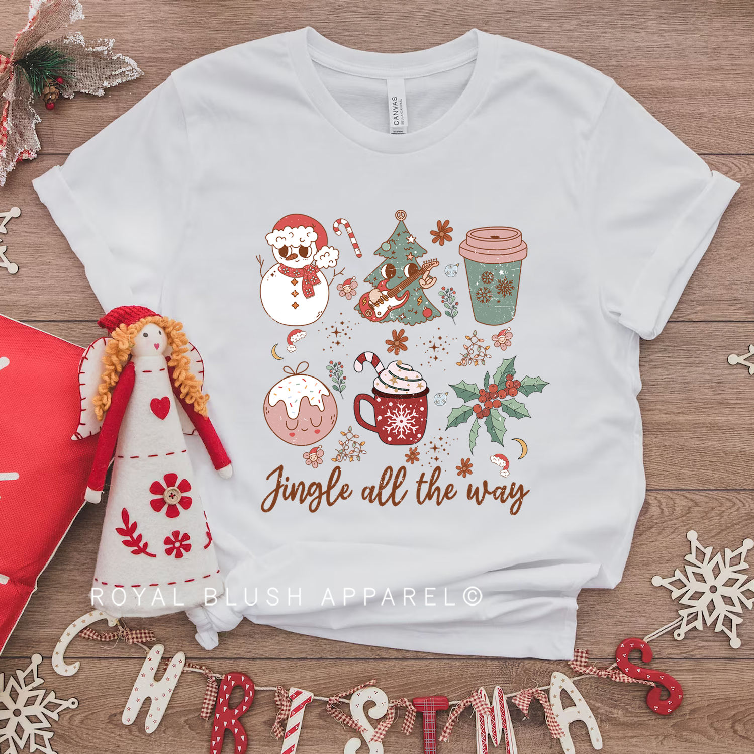 Jingle All The Way Relaxed Unisex T-shirt