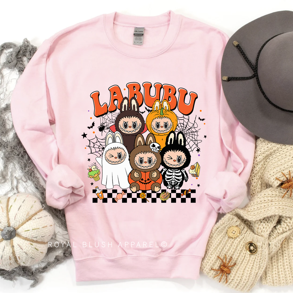 Labubu Gang Sweatshirt graphic Sweatshirt mockup.
