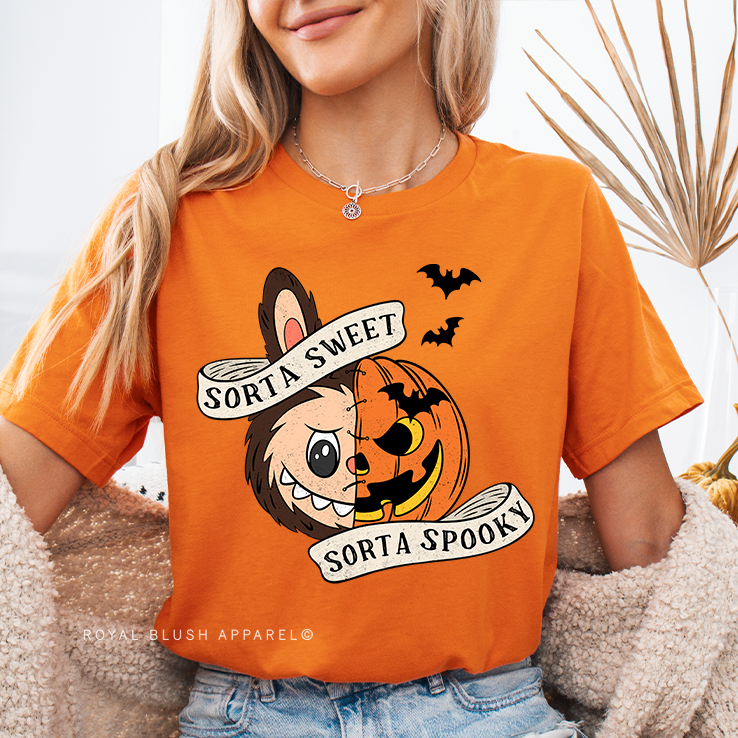 Labubu Sorta Sweet graphic T-shirt mockup