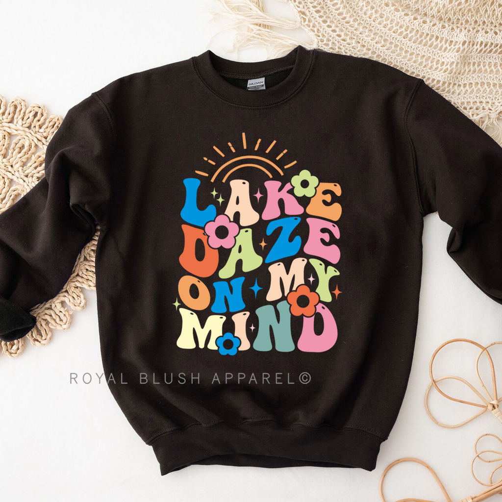 Lake Daze On My Mind graphic sweatshirt