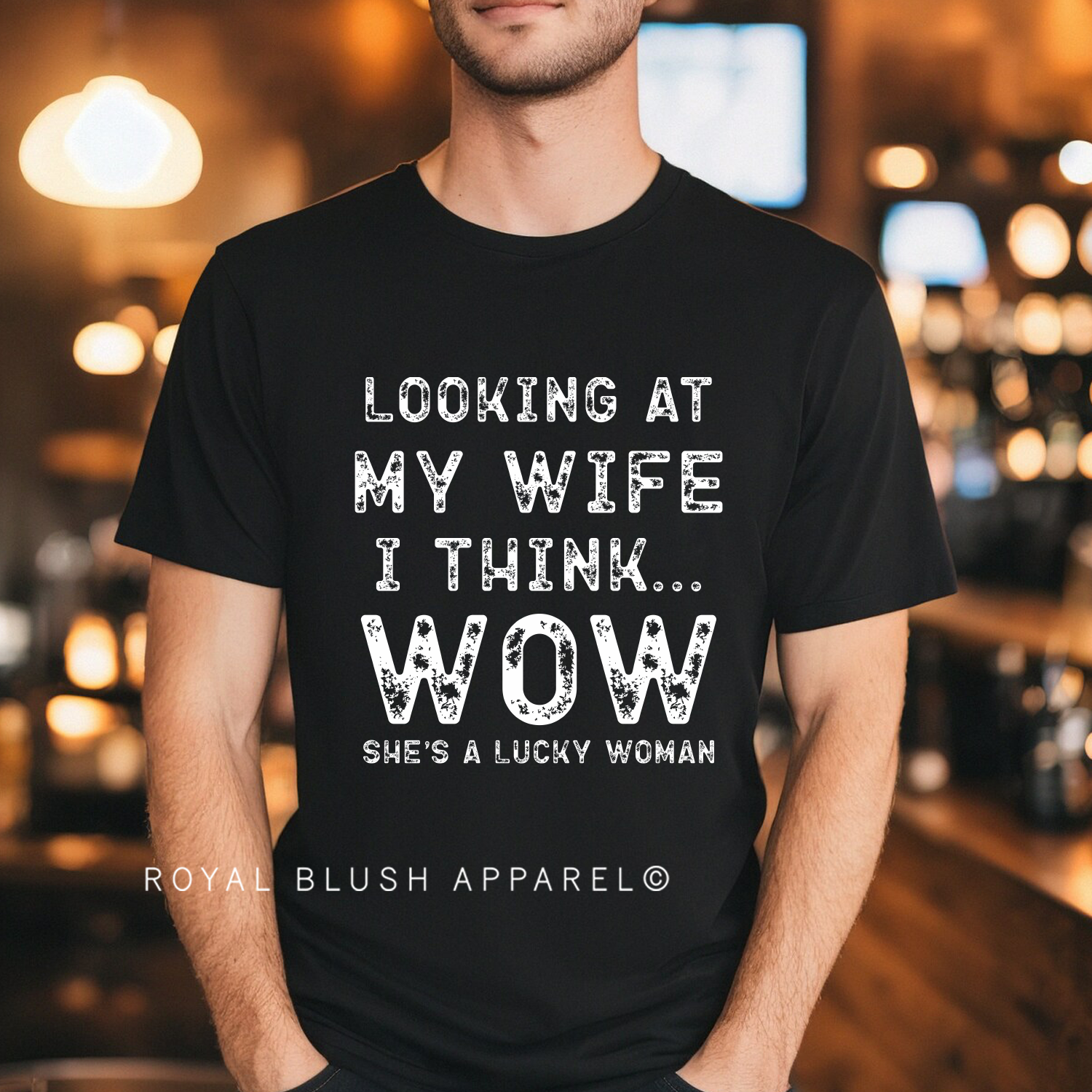 Looking At My Wife Relaxed Unisex T-shirt