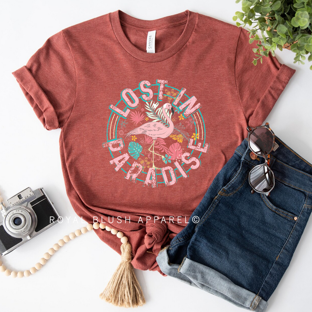 Lost In Paradise graphic T-shirt