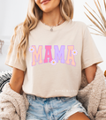 MAMA Daisies mama T-shirt