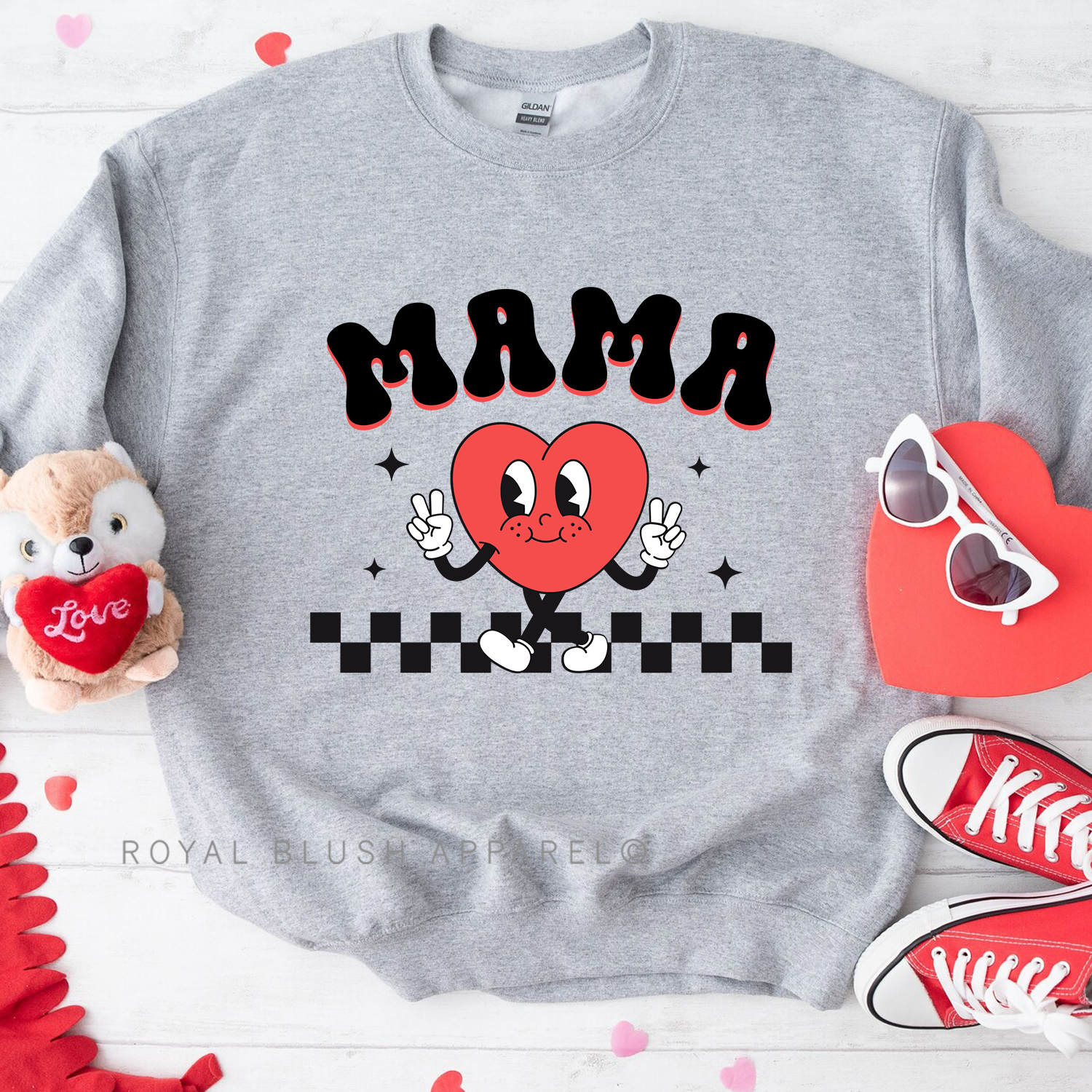 Mama Heart Icon Sweatshirt