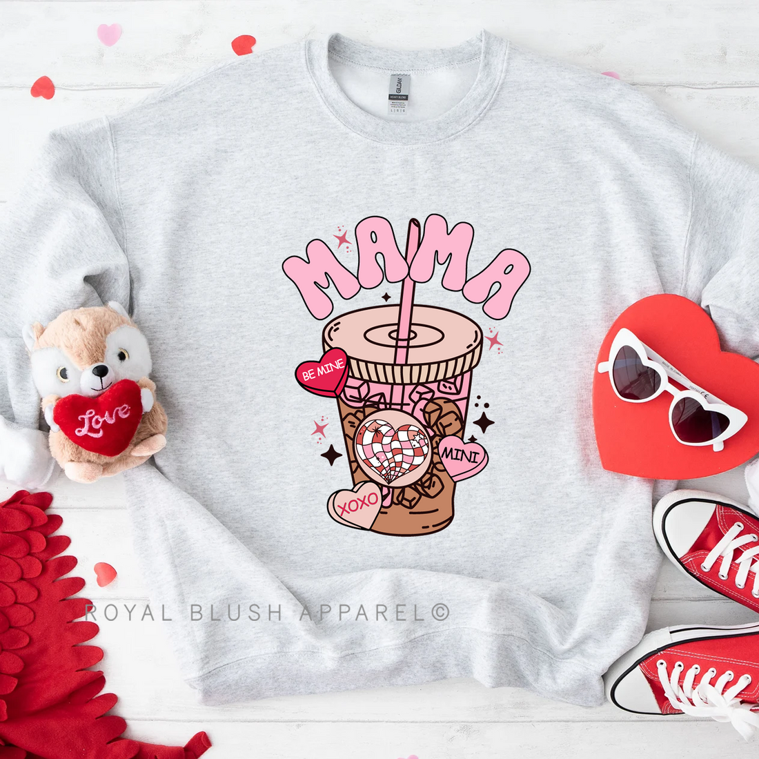 Mama Iced Coffee Cup Sweatshirt