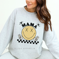 Yellow Smiley Mama mama sweatshirt