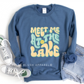 Meet Me At The Lake graphic sweatshirt