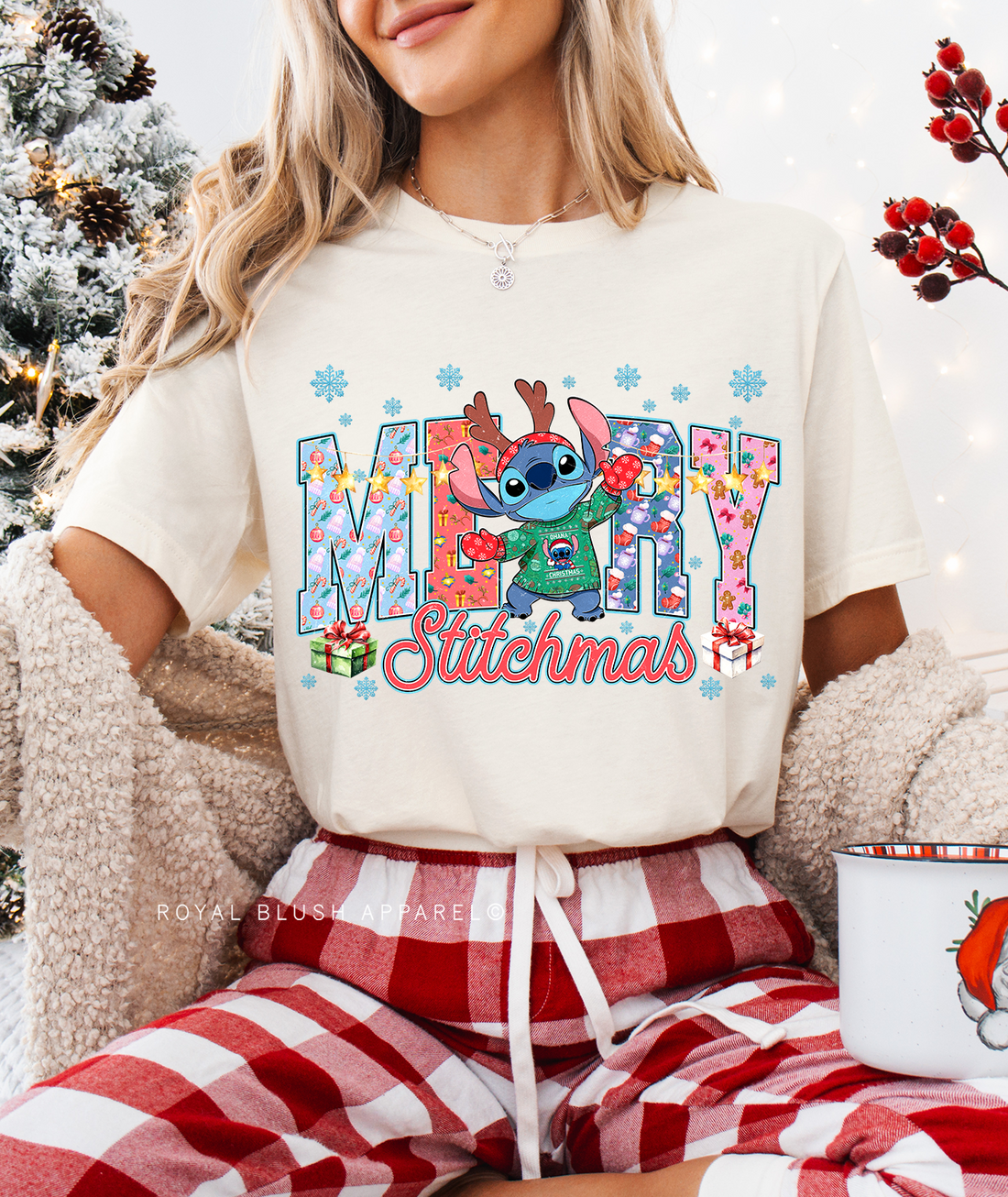 Merry Stitchmas Relaxed Unisex T-shirt