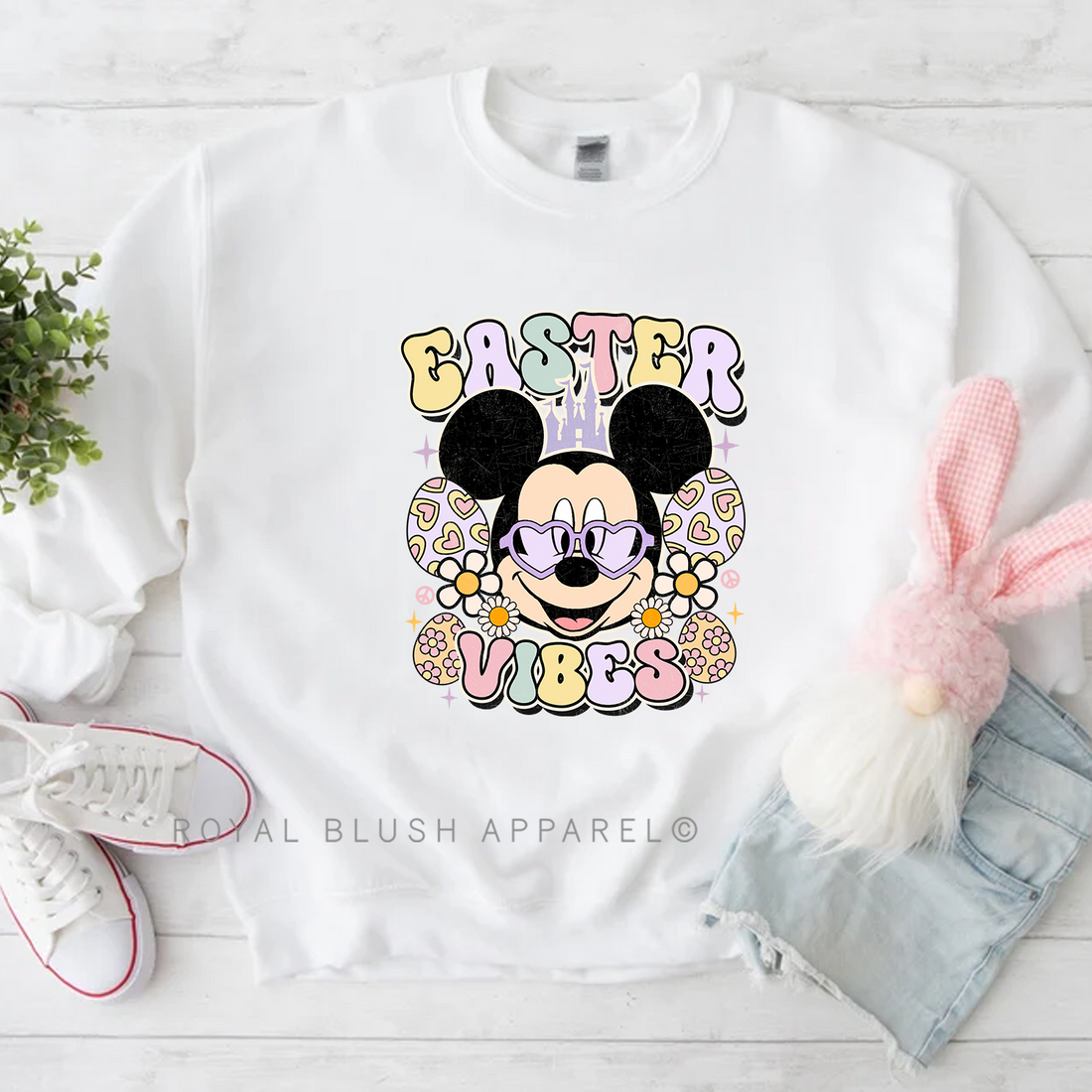Mickey Easter Vibes Sweatshirt
