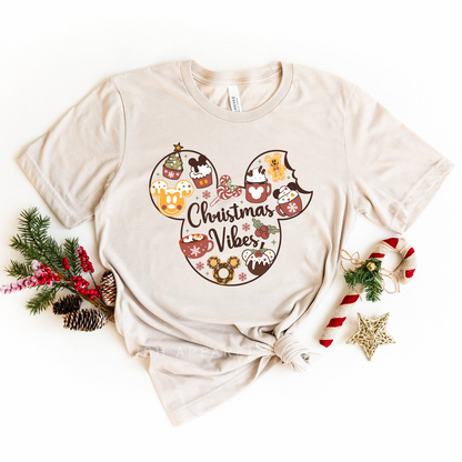 Christmas Vibes Silhouette Relaxed Unisex T-shirt