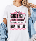 Nap Instead graphic T-shirt