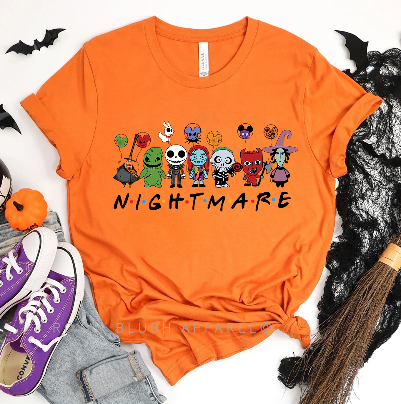 NIGHTMARE FRIENDS Relaxed Unisex T-shirt