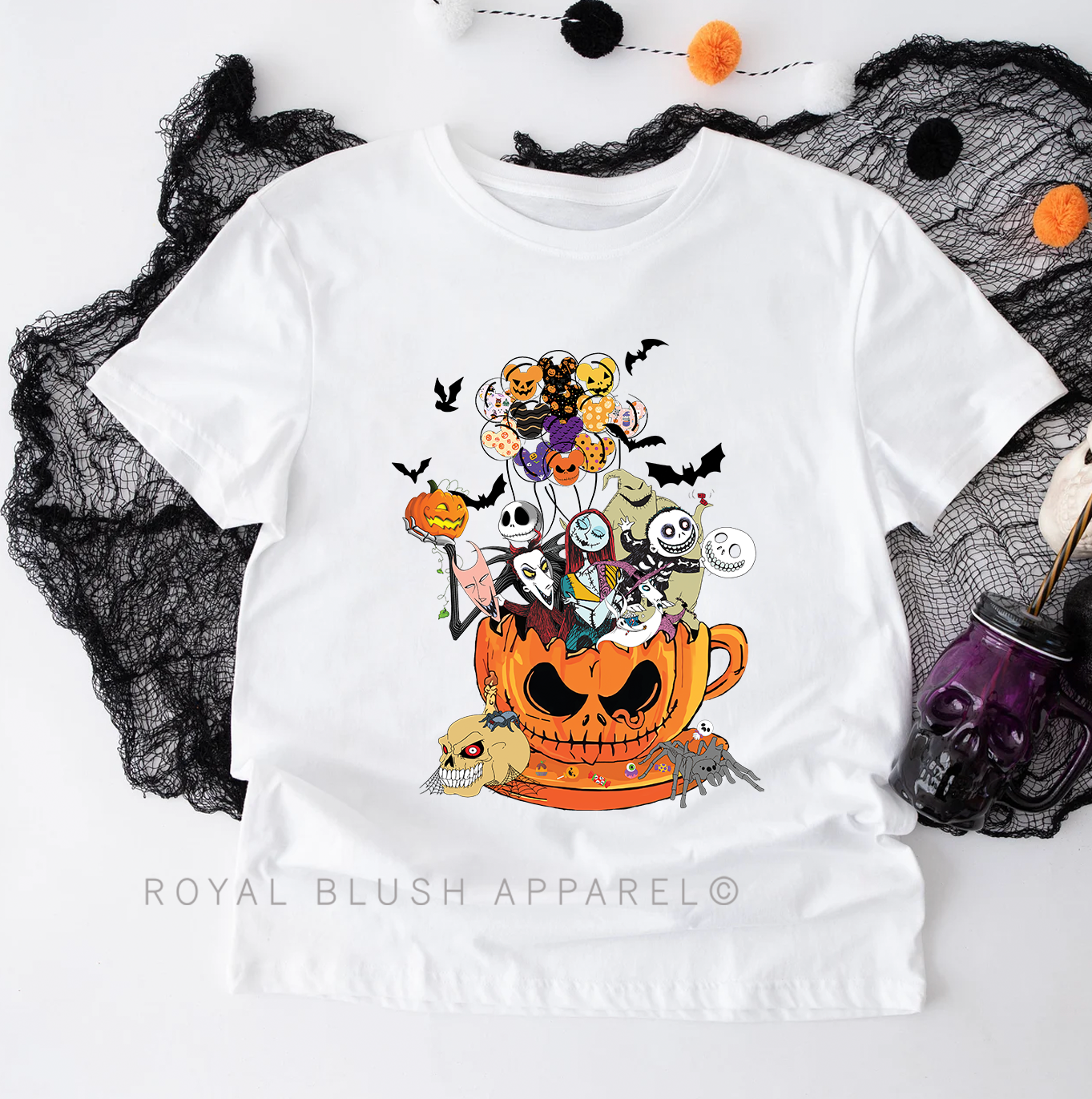 Nightmare Pumpkin Relaxed Unisex T-shirt