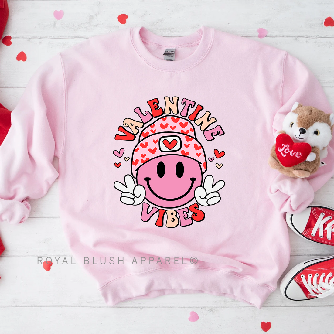 Peace Valentine Vibes Sweatshirt