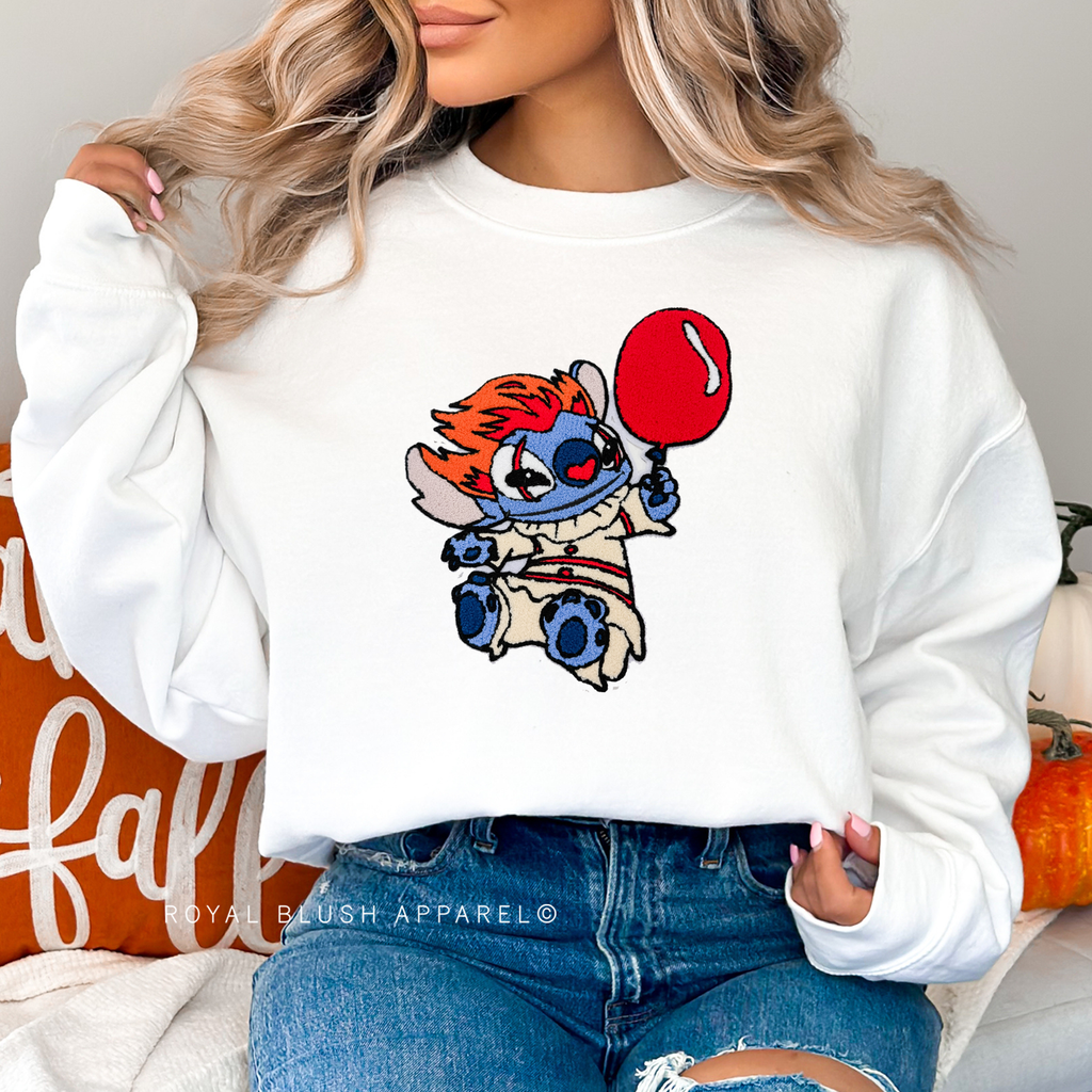 Pennywise Chenille Patch Sweatshirt mockup