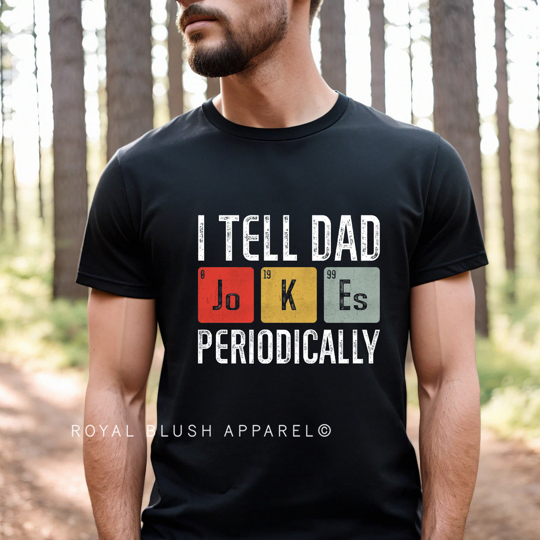 I Tell Dad Jokes Periodically Relaxed Unisex T-shirt