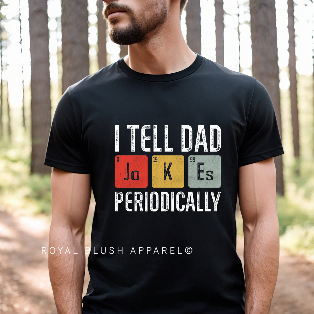 Je dis à papa des blagues périodiquement décontractées T-shirt unisexe