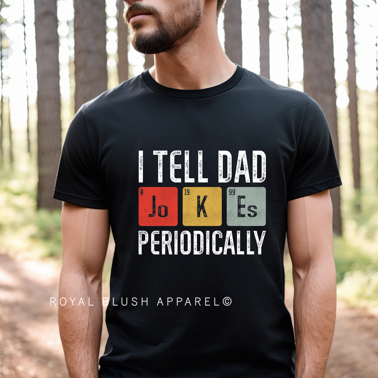 Je dis à papa des blagues périodiquement décontractées T-shirt unisexe