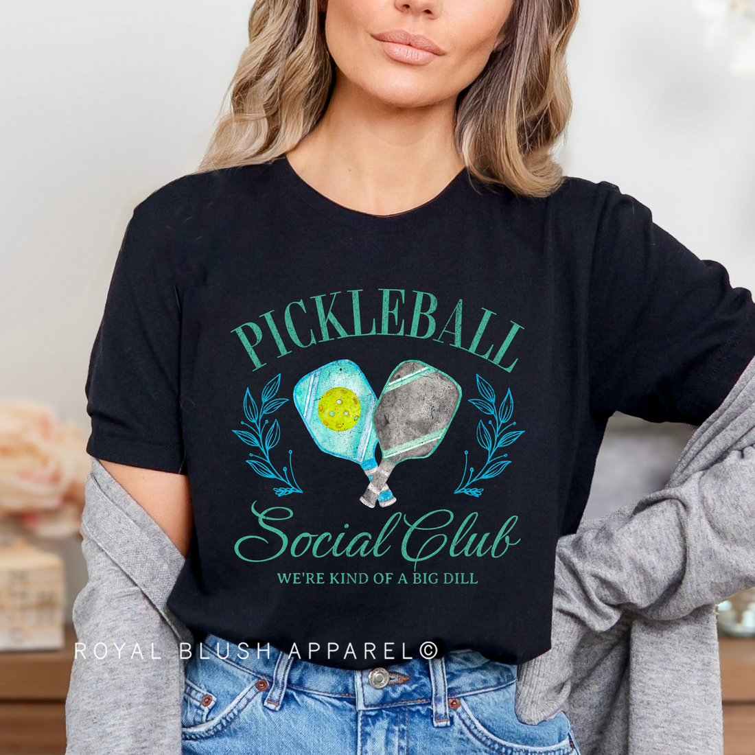 Pickleball Social Club Relaxed Unisex T-shirt